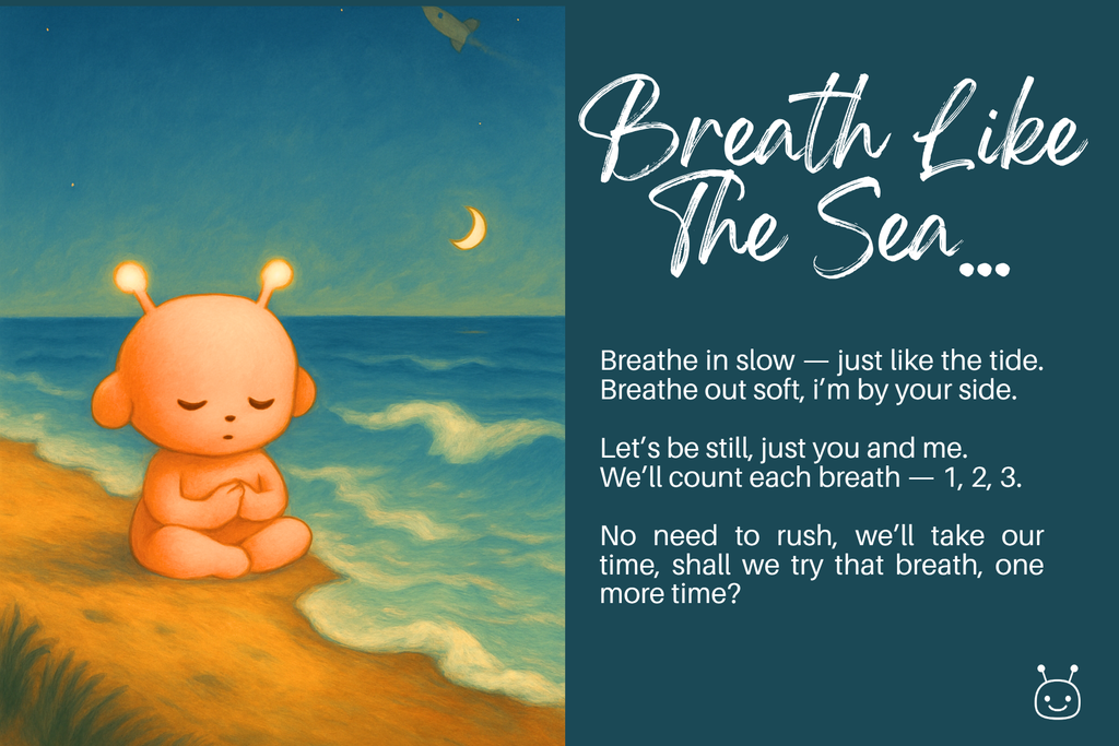 Planet Buu Co-Regulation Magnet Set – 6 Gentle Reminders for Little Big Feelings