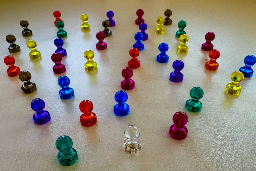 Original Artwork Sensory Check in Magnet Pins