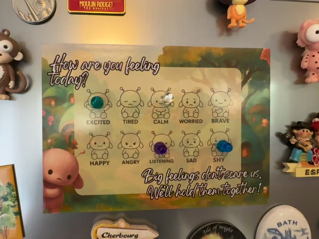 Original Artwork Sensory Check in Magnet